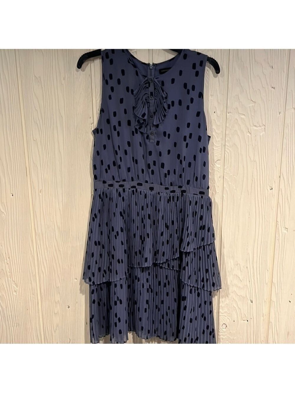 Banana Republic Sleeveless Pleated Dress Size 10